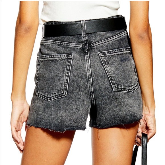 Topshop Ripped Mom Shorts - Picture 3 of 5